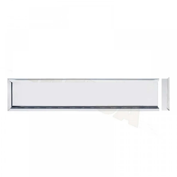 KROM PLAKALIK PASLANMAZ SET 2Lİ STANDART+KARE