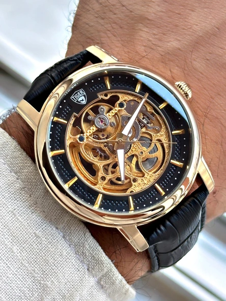 TI-591D TIGER OTOMATİK ÇELİK ERKEK SAATİ ürün görseli