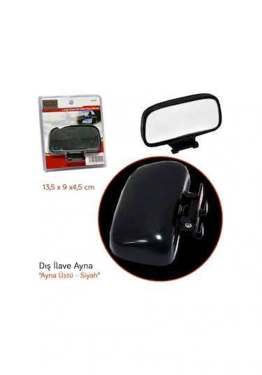 Ayna Dış Ayna Üstü İlave 13x7x4 Siyah 2 ADET - 2