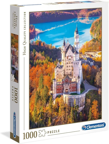 Clementoni 1000 Parça Yetişkin Puzzle Neuschwanstein 39382
