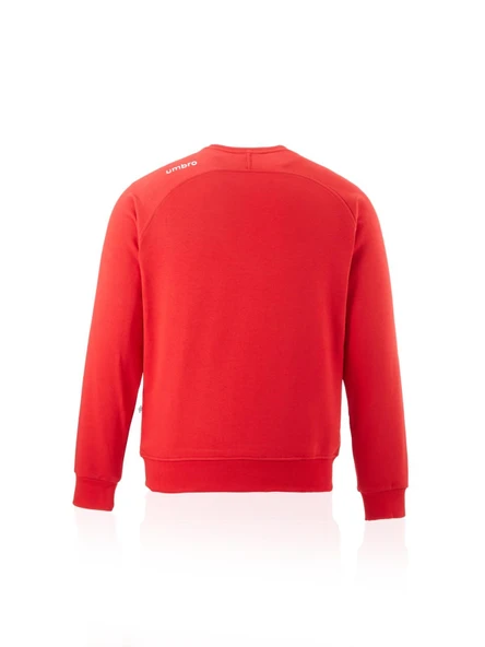 Galatasaray Orijinal Lisanslı Umbro Sıfır Yaka 5 Yıldızlı Sweat Kırmızı - 5