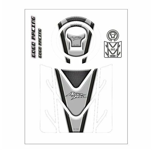 Honda Africa Twin 2016-2024 Beyaz Tank Pad