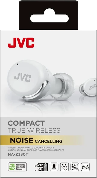 JVC HA Z330T-W  Kompakt Gerçek Kablosuz Kulaklık - 3