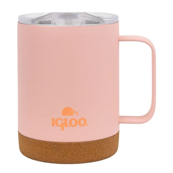 Çelik Mug Termos - Igloo - Cork - 350ml - Somon - 205696 ürün görseli 1