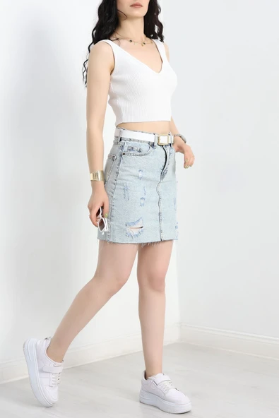 Kot Etek Buzmavi - 2