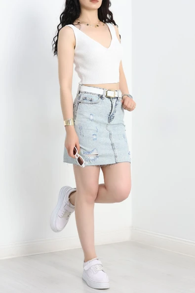 Kot Etek Buzmavi - 4