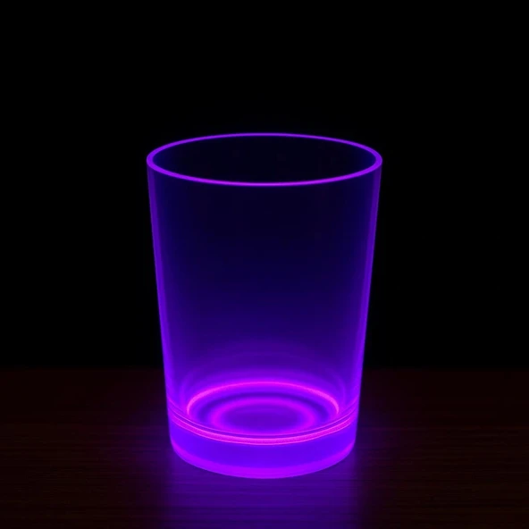 Nessiworld PartyGlow Neon Mor Bardak 8.5 x 10.5 cm - 2