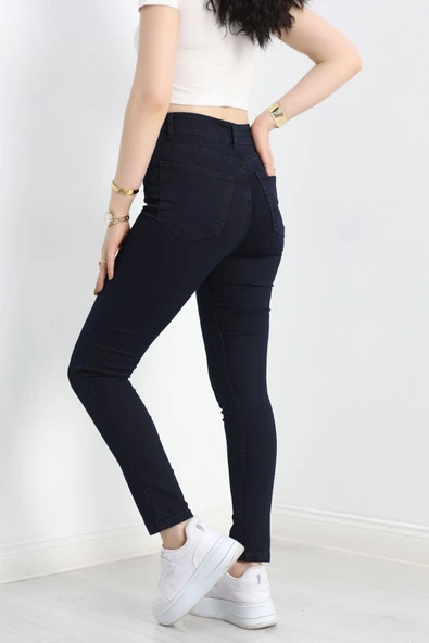 Dar Paça Kot Pantolon Koyulacivert - 6