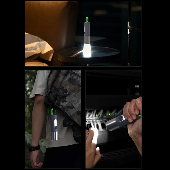 Type-c Girişli 750 Lümen Şarjlı Kamp Lambası  Wt-298 - 9