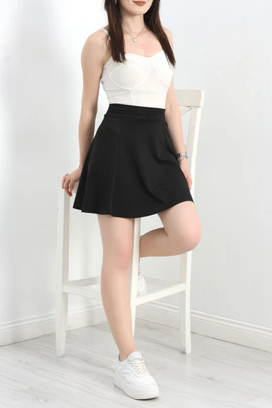 Dalgıç Kloş Etek Siyah