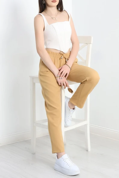 Dabıl Bağcıklı Pantolon Bisküvi - Resim 4
