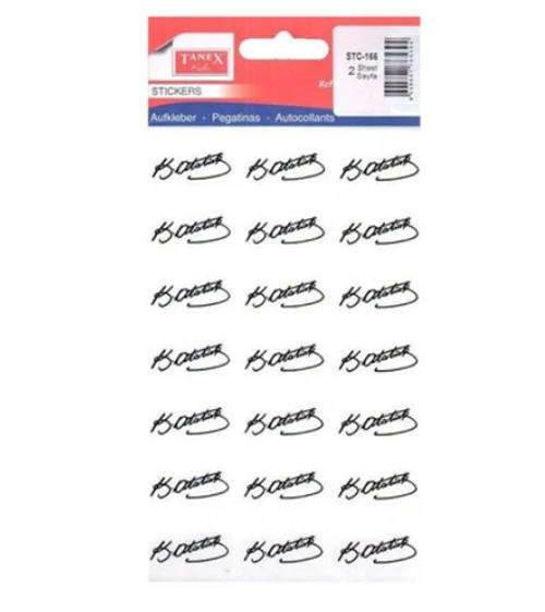 Ata İmzalı Sticker