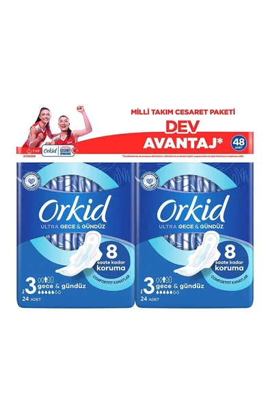 Orkid Ultra Extra Cesaret Paketi Gece 48li - 2