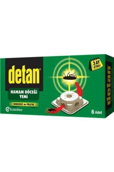 Detan Hamam Böceği Yemi 6 Lı