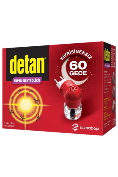 Detan 60 Gece Elektrolikit Cihaz