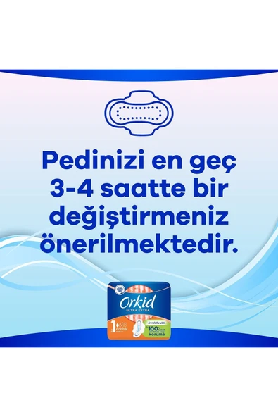 Orkid Ultra Extra Hijyenik Ped Normal 8li 13 Paket - 6