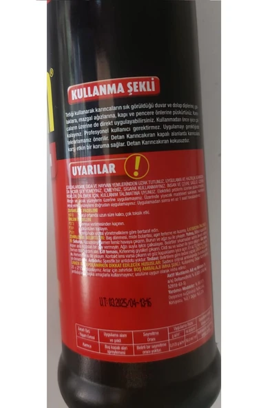 Detan Karınca Kıran İlacı Kokusuz 325 Ml x 3 Adet - 3