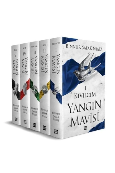 Dokuz Yayınları Yangın Mavisi Seti - 5 Kitap Takım