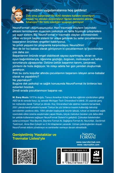 Doğan Kitap Zihnimi Aç - Neurozihin İle Çocuğunu Başarıya Ulaştır / M. Barış Muslu / Doğan Kitap / 9786256666153 - 2