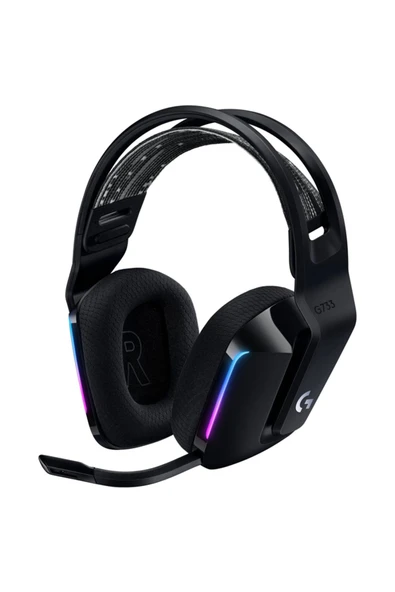 logitech G733 Black 981-000864 7.1 Surround Rgb Mikrofonlu Lightspeed Kablosuz Gaming (OYUNCU) Kulak