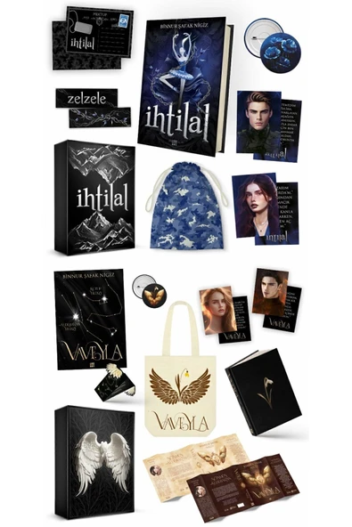 Dokuz Yayınları İhtilal 1 - Zelzele - Kutulu Set - Vaveyla 1 - Sönmüş Aldebaran Kutulu Set 2 Kitap Kutulu Set