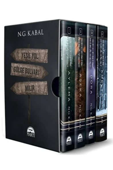 Martı Yayınları Gecenin Hikayesi (KUTULU SET) / N. G. Kabal /karton Kapak