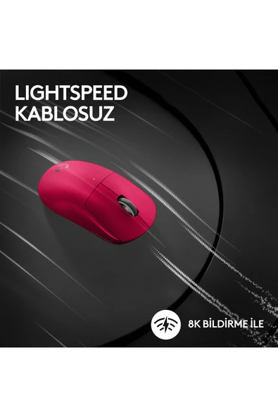logitech G Pro X Superlight 2 Lightspeed Kablosuz Magenta Gaming (OYUNCU) Mouse 910-006798 - 6