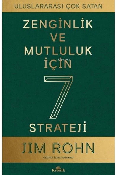 Kronik Kitap Zenginlik Ve Mutluluk Için 7 Strateji