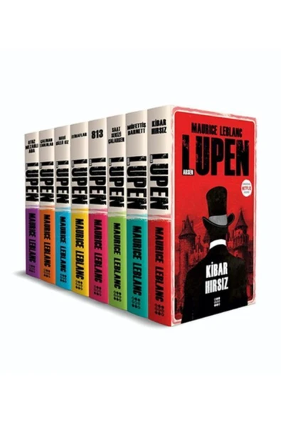 Dokuz Yayınları Arsen Lüpen Seti 8 Kitap Takım Maurice Leblanc