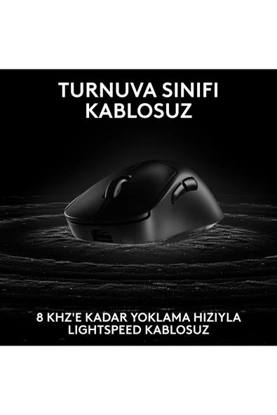 logitech G PRO X SUPERLIGHT 2 DEX LIGHTSPEED HERO 2 32K DPI Sensör PC/Mac için Kablosuz Oyun Mouse'u - Siyah - 4