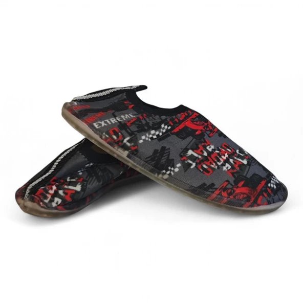 Serabien Ç Siyah-kırmızı Sörf Havuz Plaj Erkek Çocuk Deniz Ayakkabısı ürün görseli