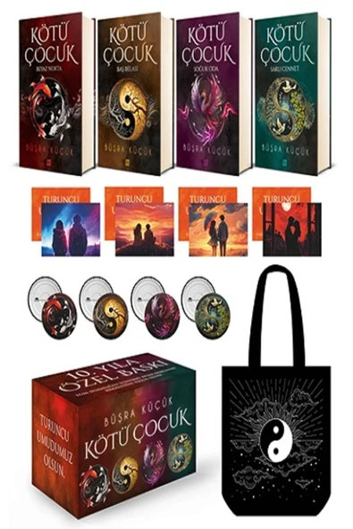 Dokuz Yayınları Kötü Çocuk Serisi 4 Kitap Takım (KUTULU CİLTLİ SET)