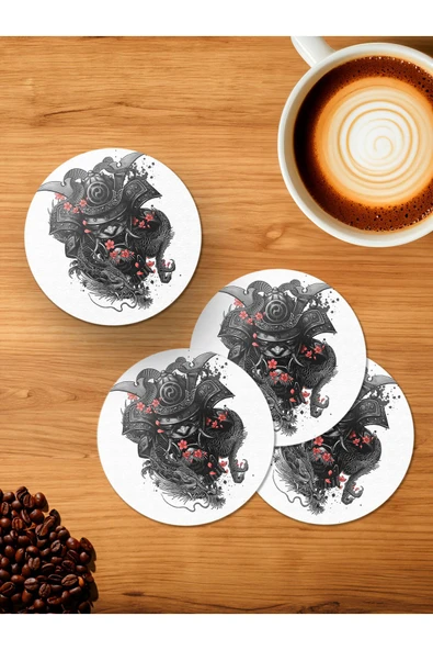 Panorama Ajans Graffiti Sensei 4'lü Ahşap Bardak Altlığı ürün görseli 1