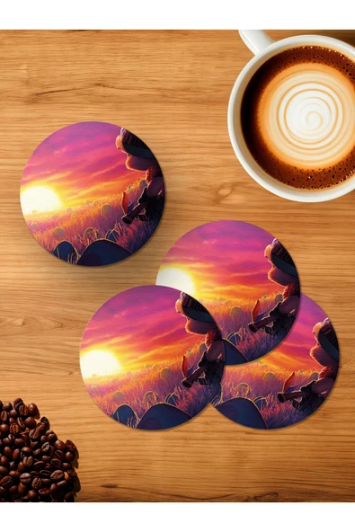 Panorama Ajans League Of Legends LOL 4'lü Ahşap Bardak Altlığı ürün görseli 1