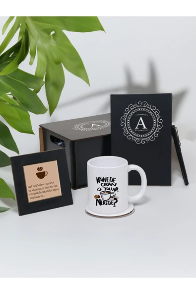 Panorama Ajans Kahvekolik Coffee Hediyelik Ahşap Hediye Kutusu - 2