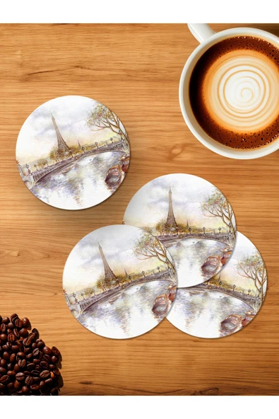 Panorama Ajans Scalebound Oyun Ejderha 4'lü Ahşap Bardak Altlığı ürün görseli 1