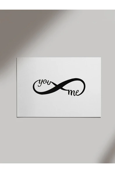 Panorama Ajans You And Me Ahşap Poster Tablo ürün görseli 1