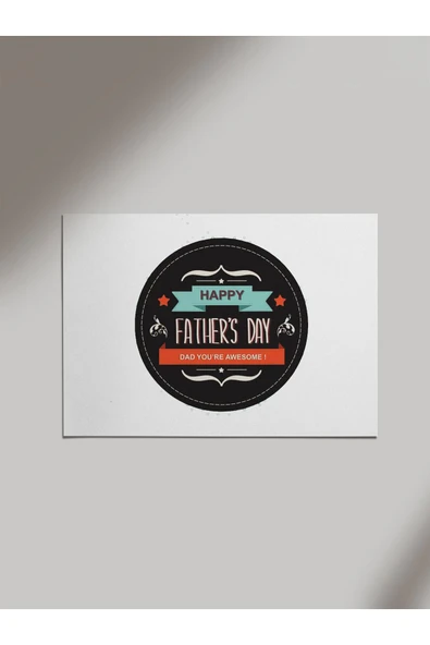 Panorama Ajans Fathers Day Ahşap Poster Tablo ürün görseli 1