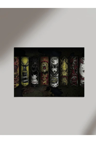 Panorama Ajans Aslan Kurt Fligran Ahşap Poster Tablo ürün görseli 1