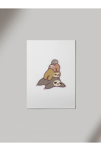 Panorama Ajans Cute Tatlı Sticker Tasarrım Ahşap Poster Tablo ürün görseli 1