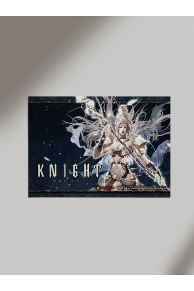 Panorama Ajans Knight Online Mmorpg Magician Büyücü Oyuncu Ahşap Poster Tablo ürün görseli 1