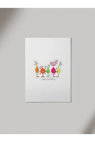 Panorama Ajans Ayt Tyt Öğrencilere Bilim Konulu Komik Sticker Ahşap Poster Tablo ürün görseli 1