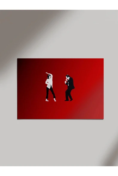 Panorama Ajans Pulp Fiction Film 1994 Ahşap Poster Tablo ürün görseli 1