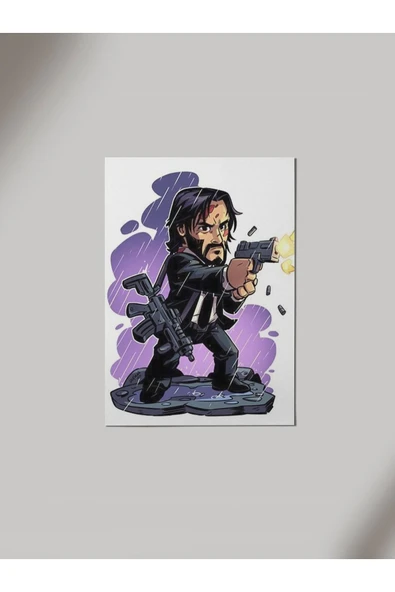 Panorama Ajans Jhon Wick Ahşap Poster Tablo ürün görseli 1