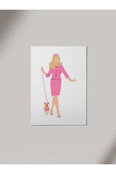 Panorama Ajans Pink Girl Ahşap Poster Tablo ürün görseli 1