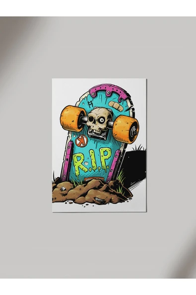 Panorama Ajans Kaykay Ahşap Poster Tablo ürün görseli 1