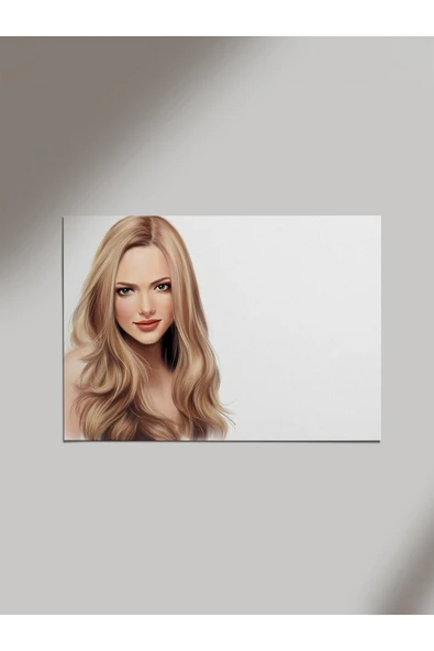 Panorama Ajans Amanda Seyfried Dünya Güzeli Victoria Secret Ahşap Poster Tablo