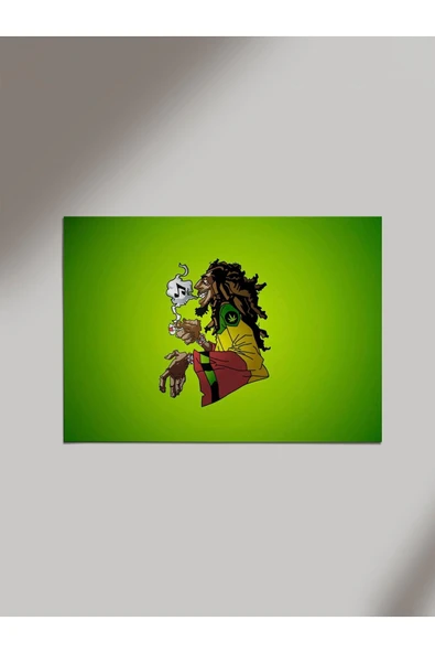 Panorama Ajans Bob Marley Reggae Müzik Ahşap Poster Tablo ürün görseli 1