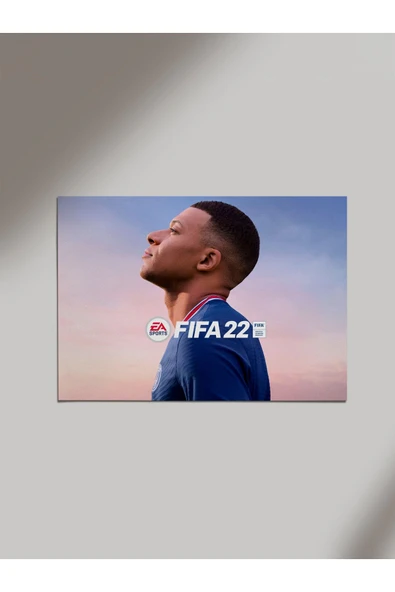 Panorama Ajans Kylian Mbappe Fifa 22 Futbol Ahşap Poster Tablo ürün görseli 1