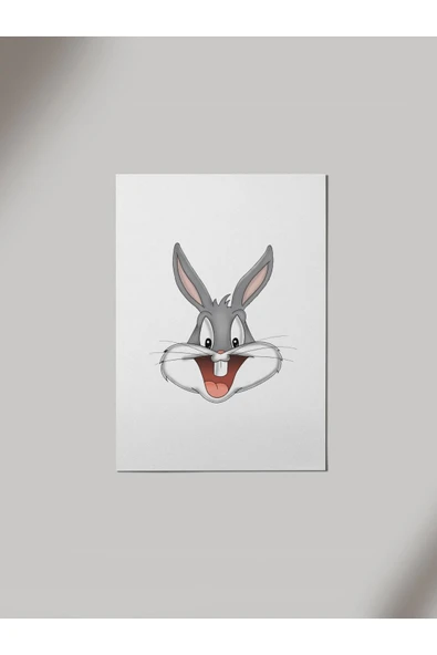 Panorama Ajans Buggs Bunny Ahşap Poster Tablo ürün görseli 1